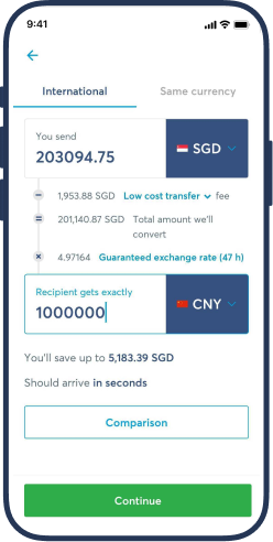 No more transfer limits to China 